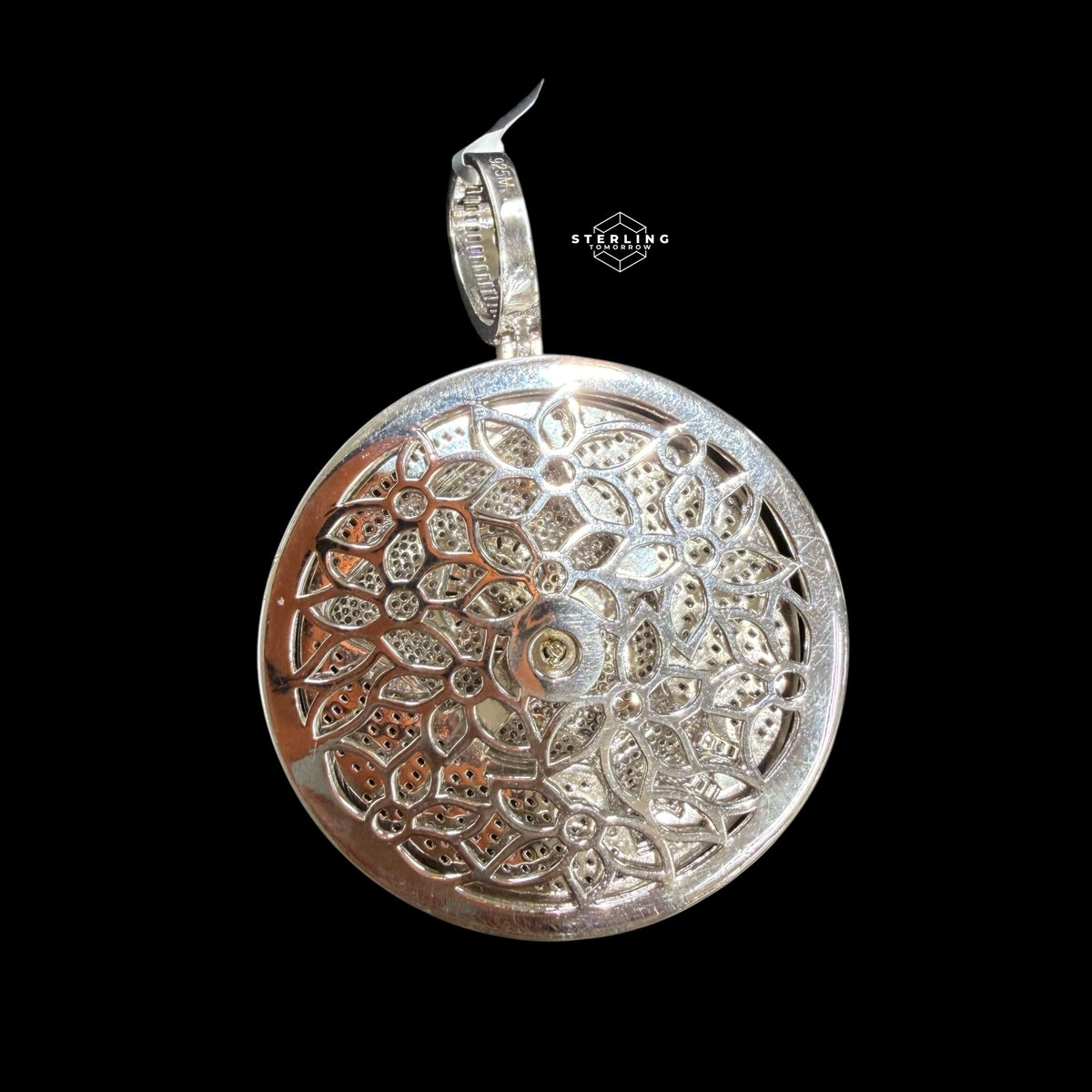 Moissanite Spinning Money Bag Pendant