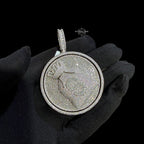 Moissanite Spinning Money Bag Pendant