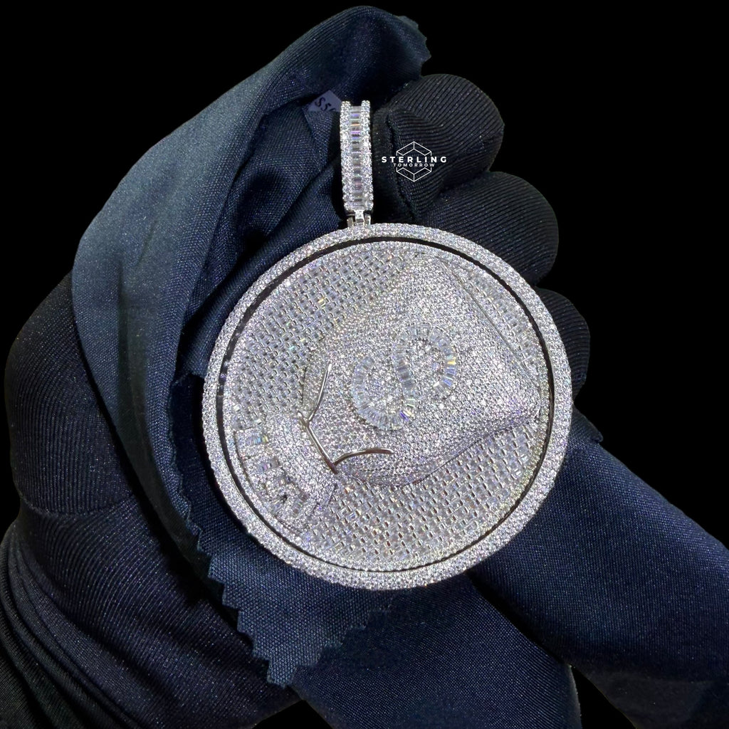 Moissanite Spinning Money Bag Pendant