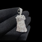 Moissanite Marquis Thorns Jesus Pendant