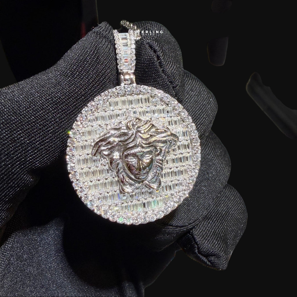 Moissanite Greek Goddess Pendant