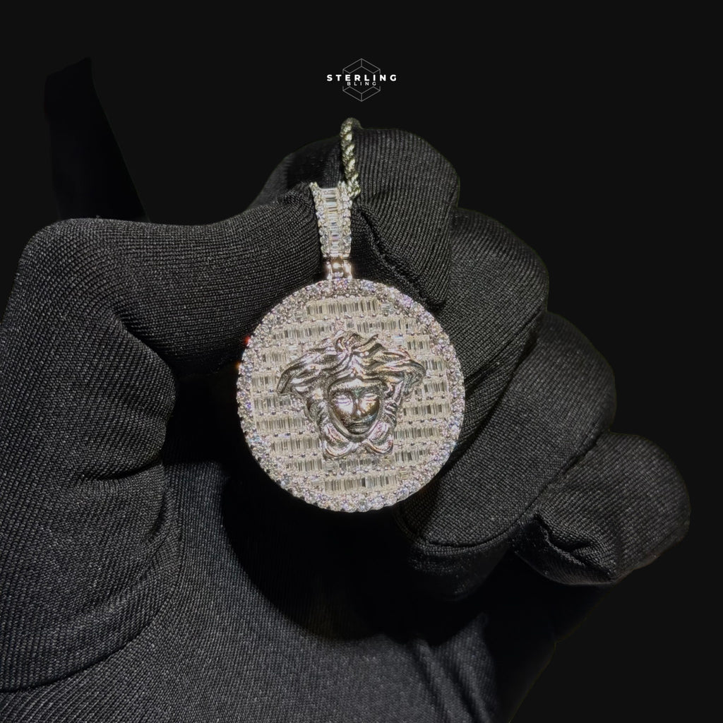 Moissanite Greek Goddess Pendant