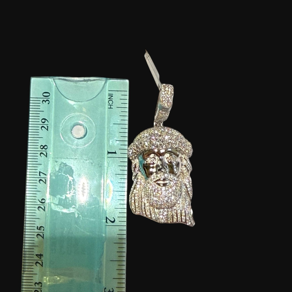 Moissanite Jesus Pendant