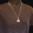 Moissanite Allah Pendant