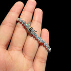 5mm Moissanite Floral Bracelet Womens