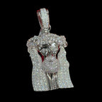 Moissanite 3" Jesus Pendant