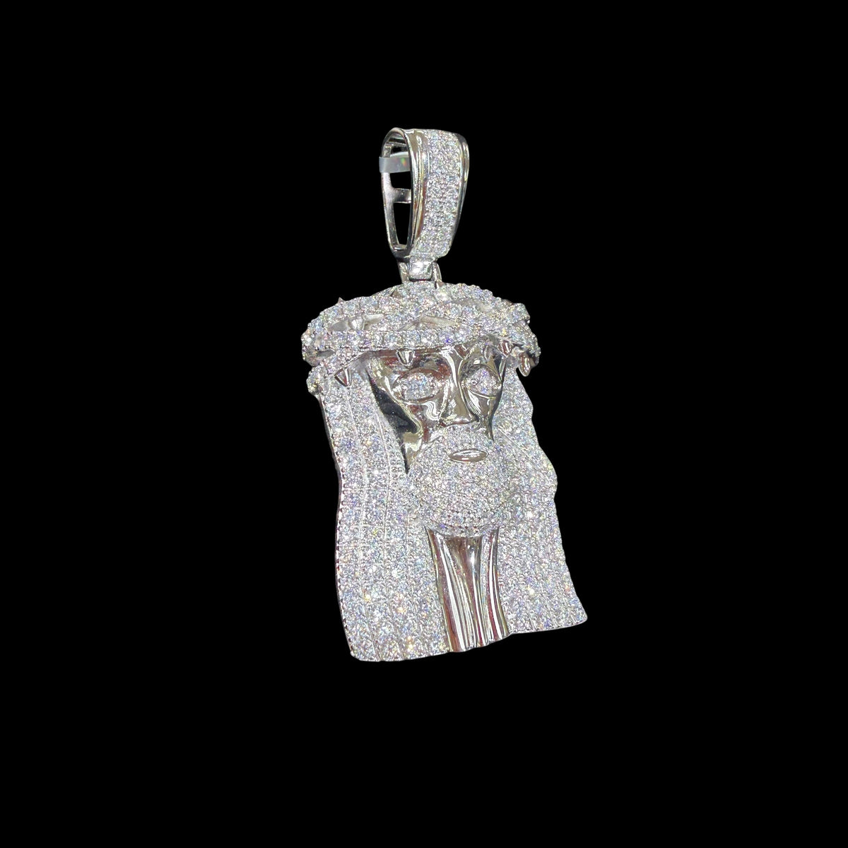 Moissanite 3" Jesus Pendant
