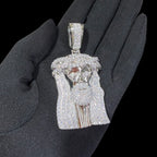 Moissanite 3" Jesus Pendant