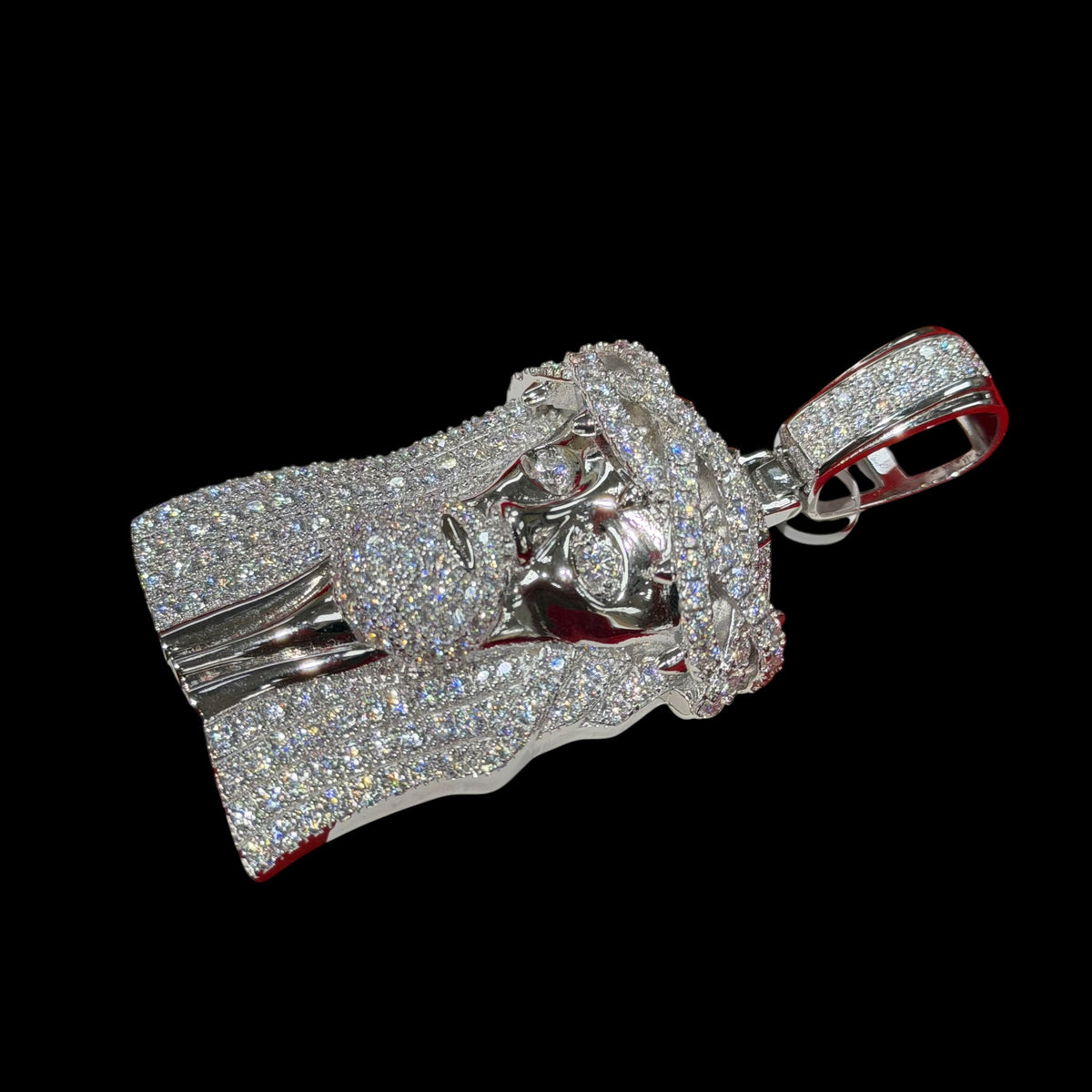 Moissanite 3" Jesus Pendant