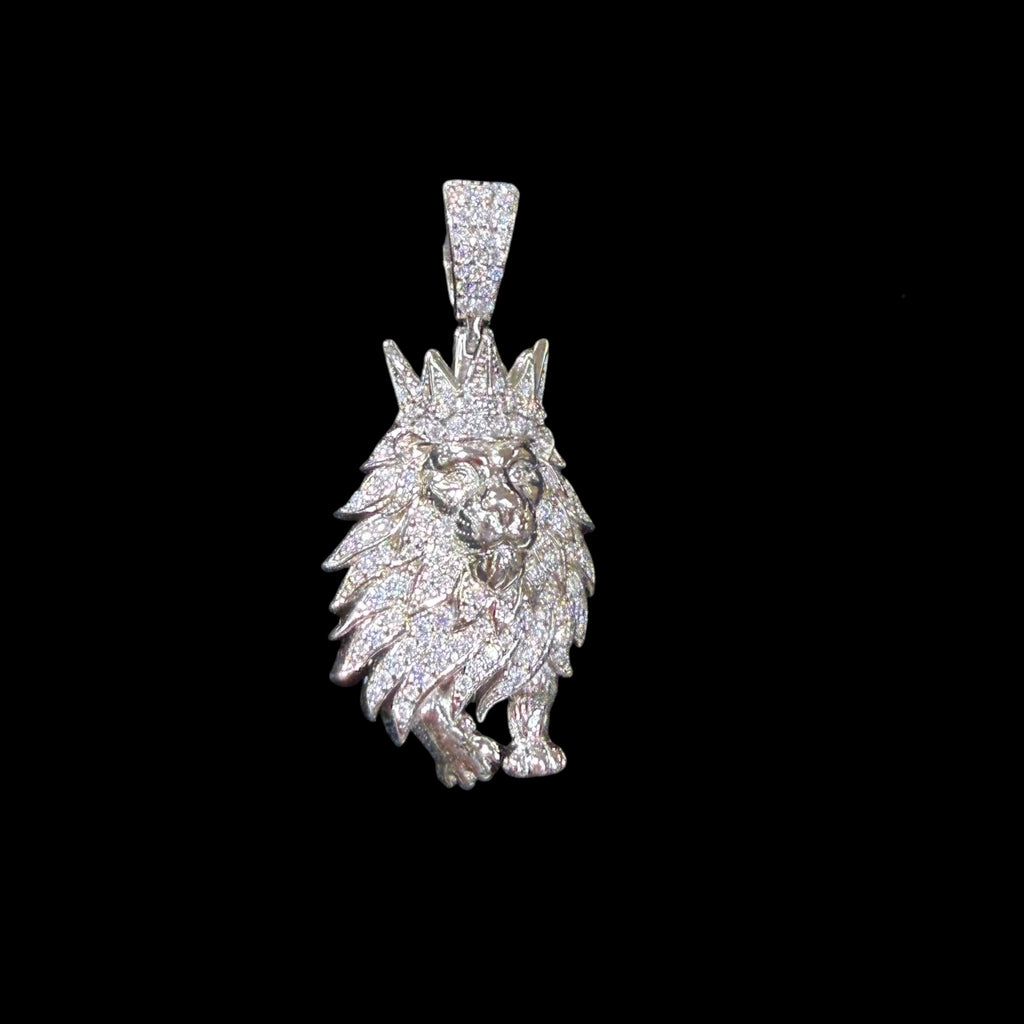 Moissanite Lion Pendant