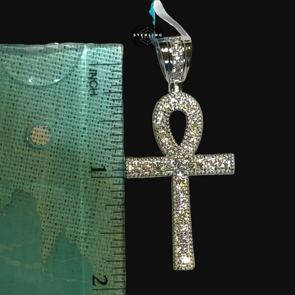 Moissanite Ankh Pendant