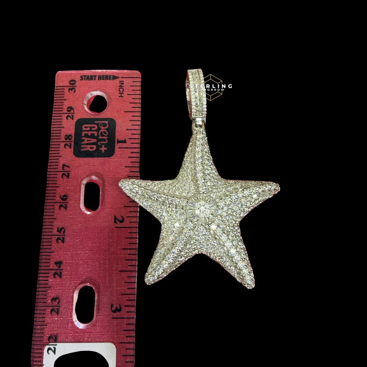 Moissanite Star Pendant