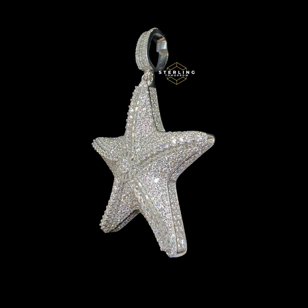 Moissanite Star Pendant