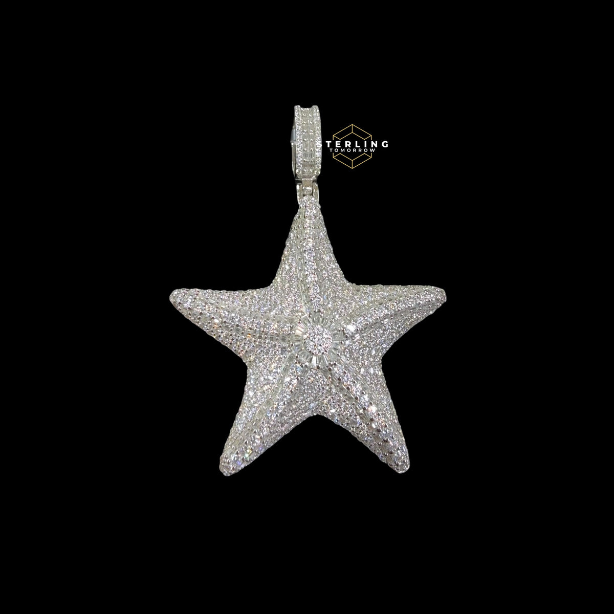 Moissanite Star Pendant