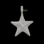 Moissanite Star Pendant