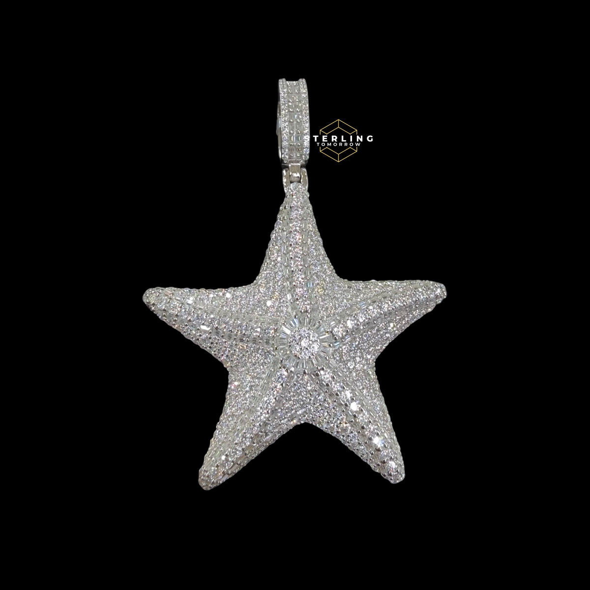 Moissanite Star Pendant