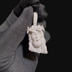Moissanite Jesus Cross Pendant