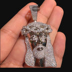 Moissanite Iced Out Jesus Pendant