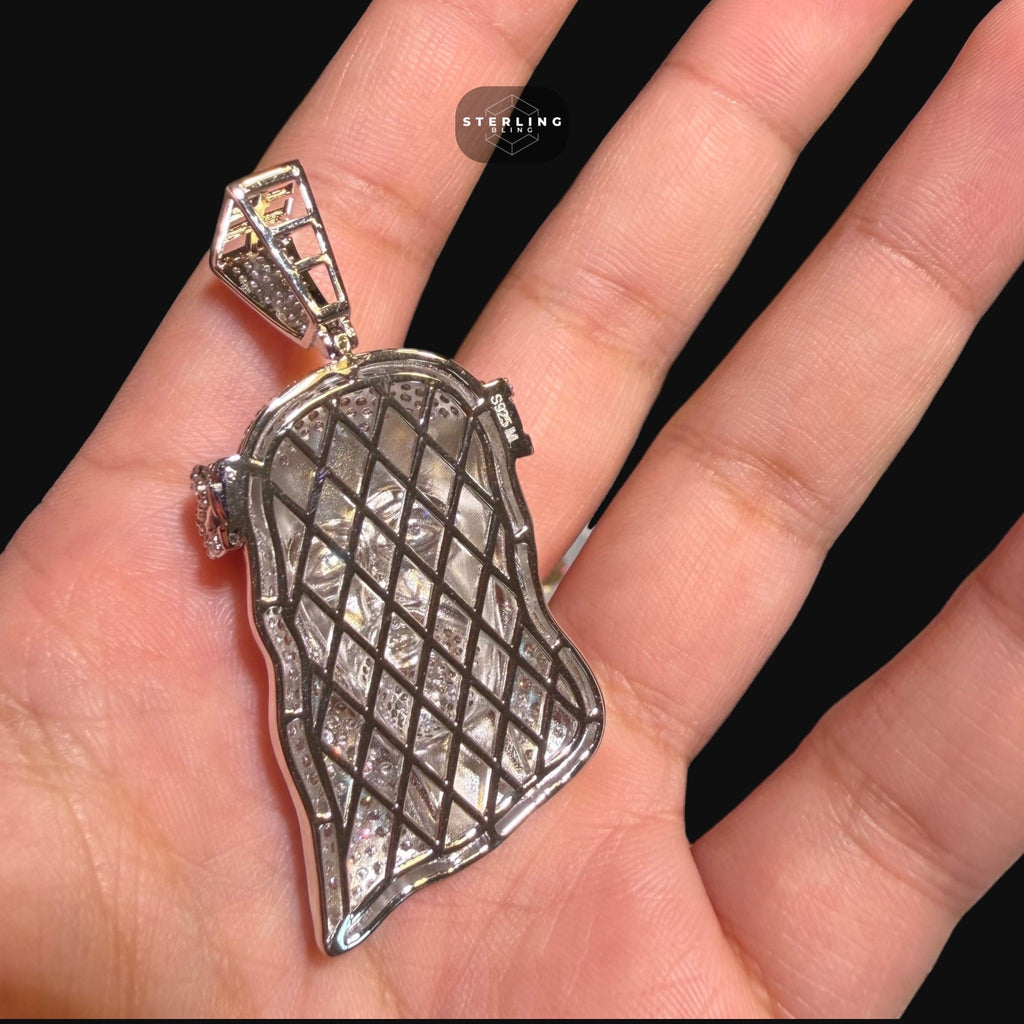 Moissanite Iced Out Jesus Pendant