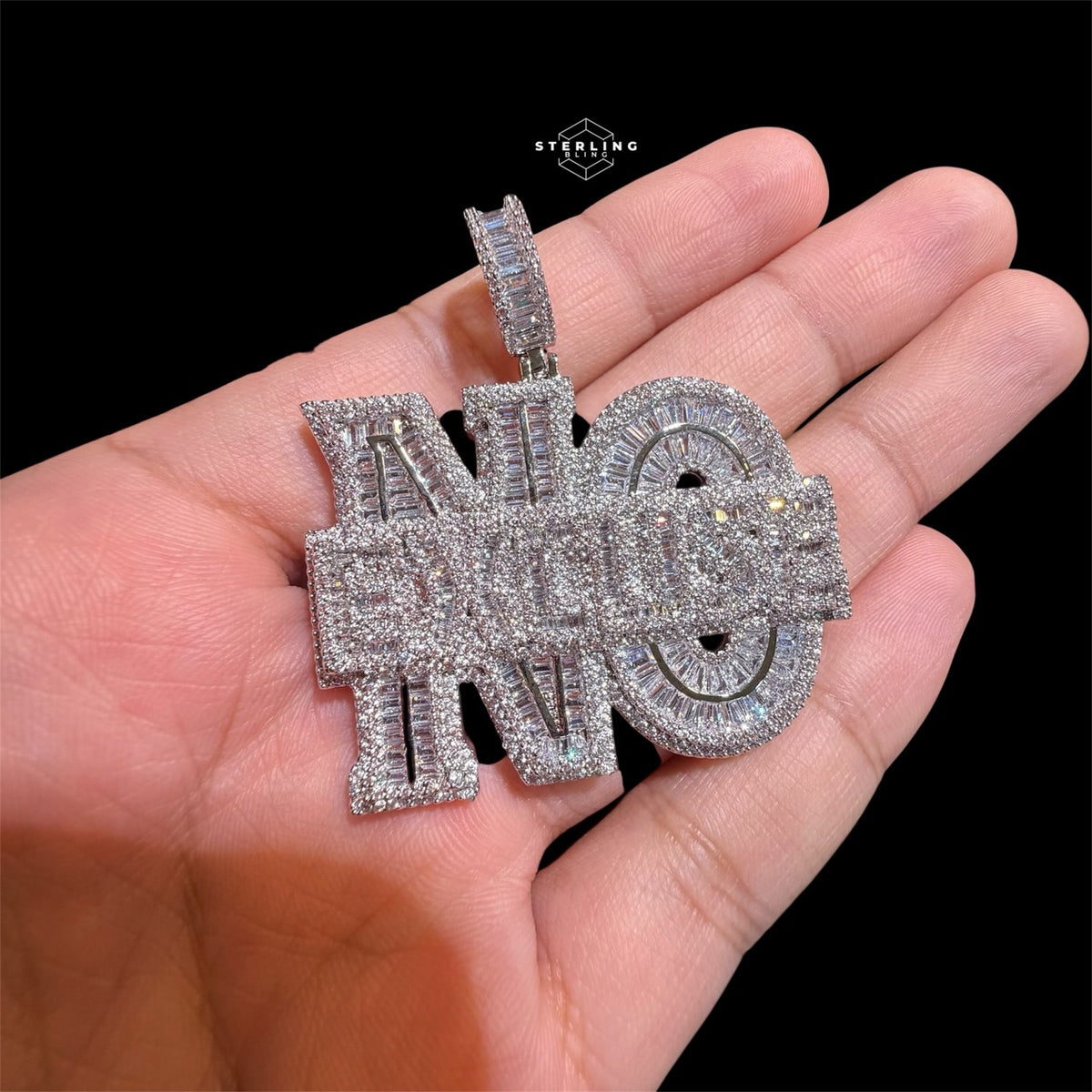 No Excuse Silver Tone Pendant