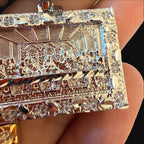 Nugget Diamond Cut Last Supper Pendant