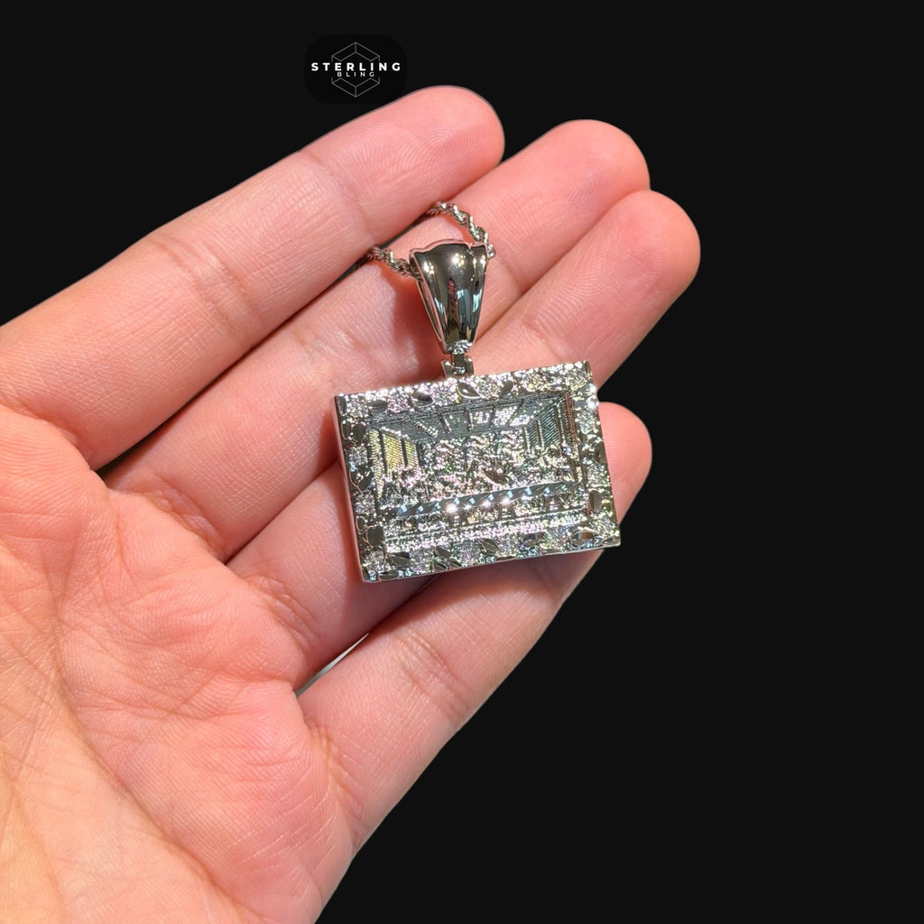 Nugget Diamond Cut Last Supper Pendant