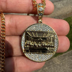 Last Supper Gold Two Tone Religious Pendant