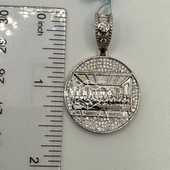 Last Supper Moissanite Religious Pendant