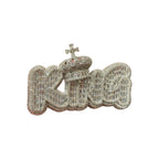 King Silver Tone Pendant