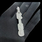 Silver Vertical KING Pendant
