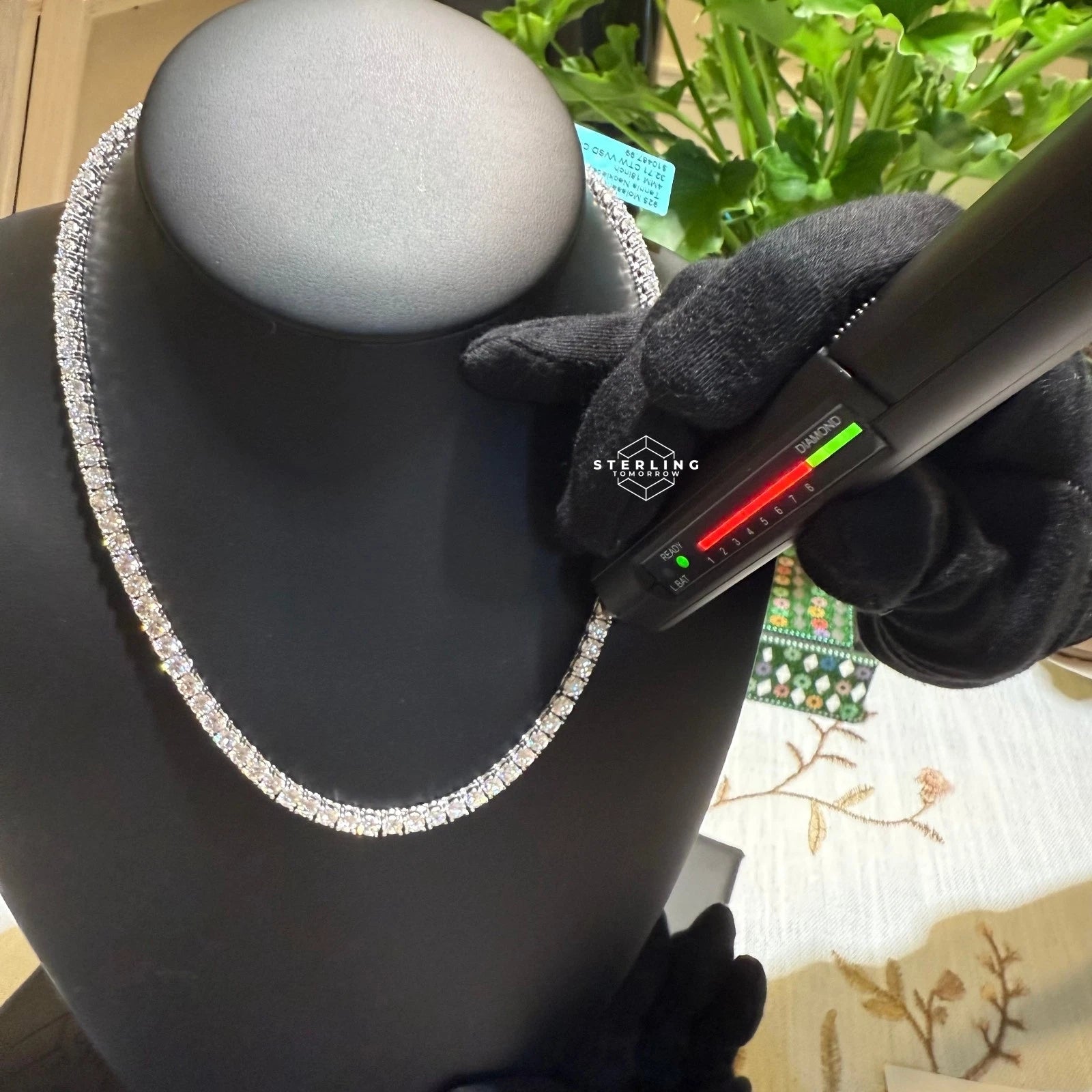 4mm Moissanite Tennis Chain