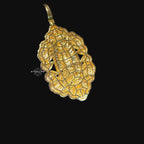 Virgin Mary Pendant - 14k Gold Plated CZ