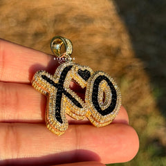 XO Gold Tone Pendant