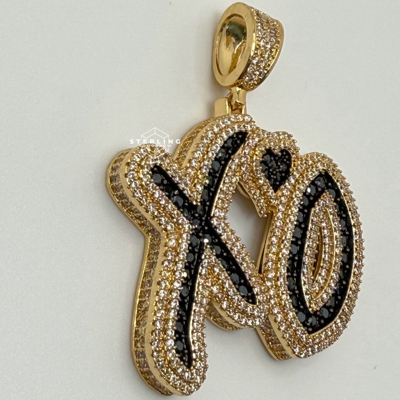 XO Gold Tone Pendant