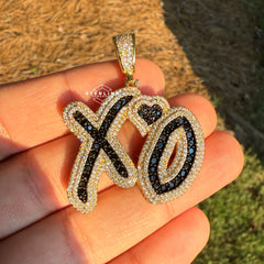 XO Gold Tone Pendant